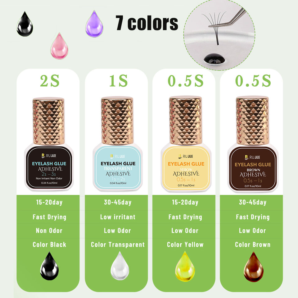 Eyelash Extension Eye Irritation - Lem bulu mata profesional, 5/10ml 0.3S