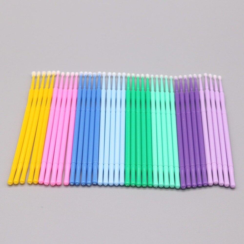 100 Buah/Lot Kuas Mikro Riasan - Eyelash Extension Look ulasan dan harga