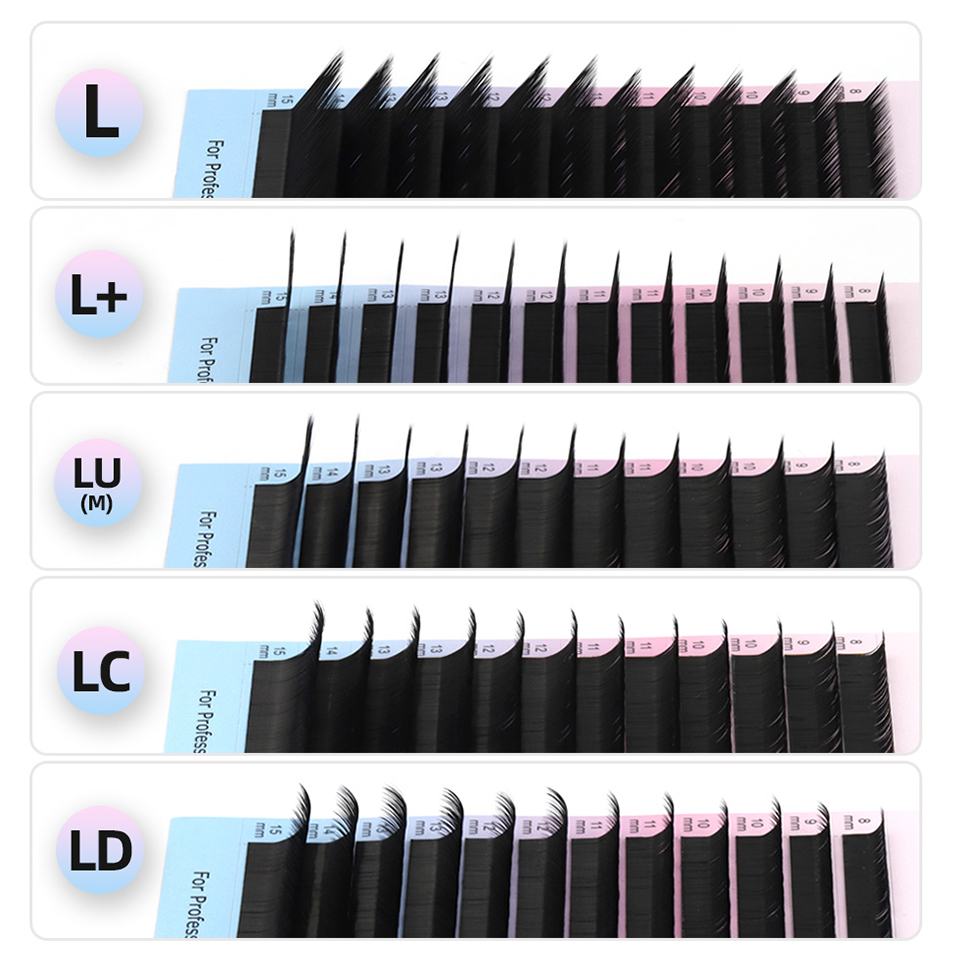 RUJADE L + LC LD LU(M) Curl ek - Eyelash Extension Russian ulasan dan harga